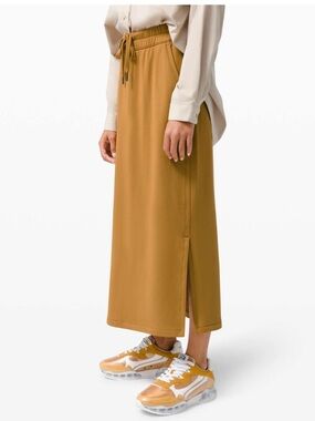 Lululemon Bound to Bliss Spiced Bronze Maxi Skirt